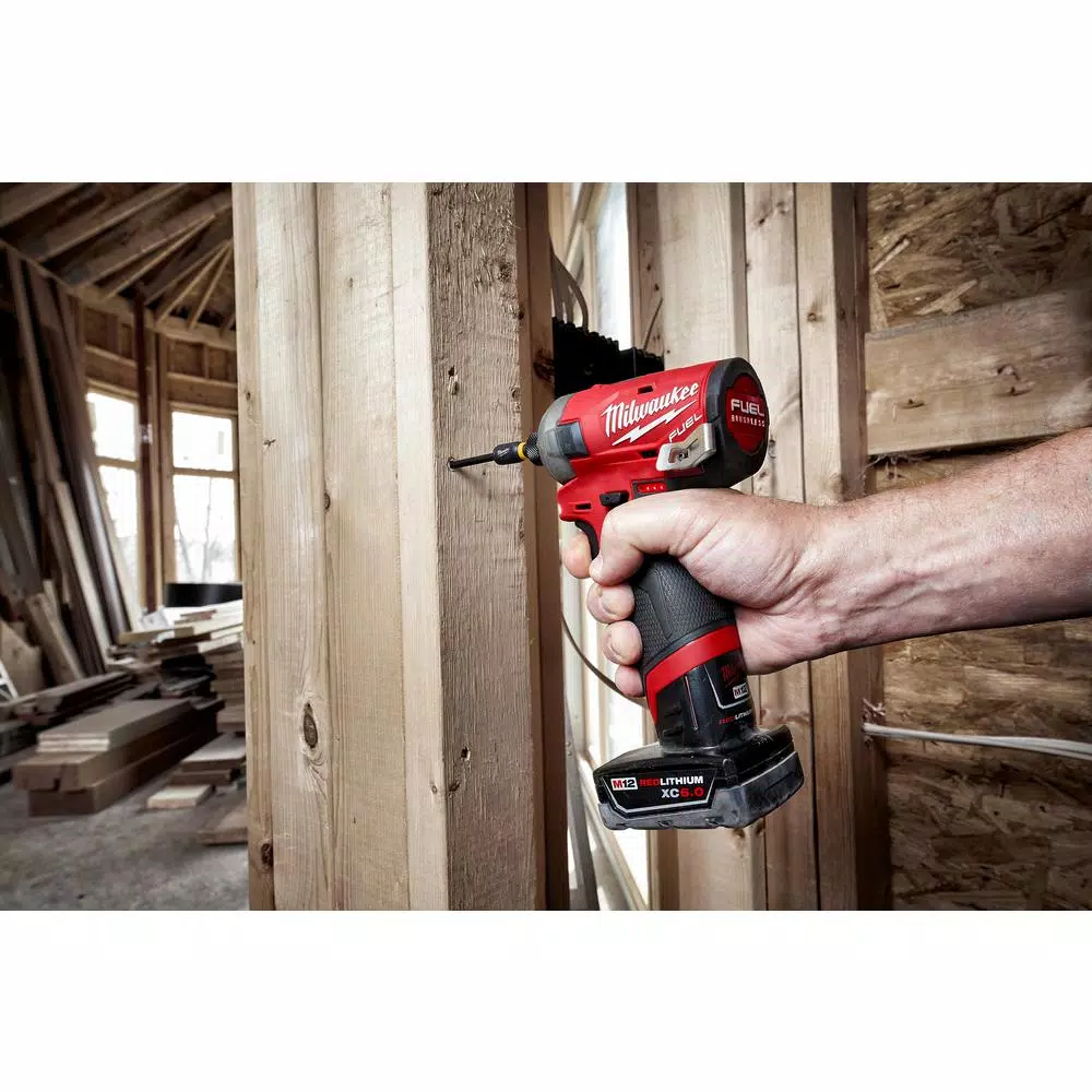 Best deal โค๏ธ Power Tool Combo Kits Milwaukee M12 FUEL 12-Volt Lithium-Ion Brushless Cordless Surge Impact And Drill Combo Kit (2-Tool) With 2 Batteries And Bag ๐ 11 Best deal โค๏ธ Power Tool Combo Kits Milwaukee M12 FUEL 12-Volt Lithium-Ion Brushless Cordless Surge Impact And Drill Combo Kit (2-Tool) With 2 Batteries And Bag ๐ - Image 9