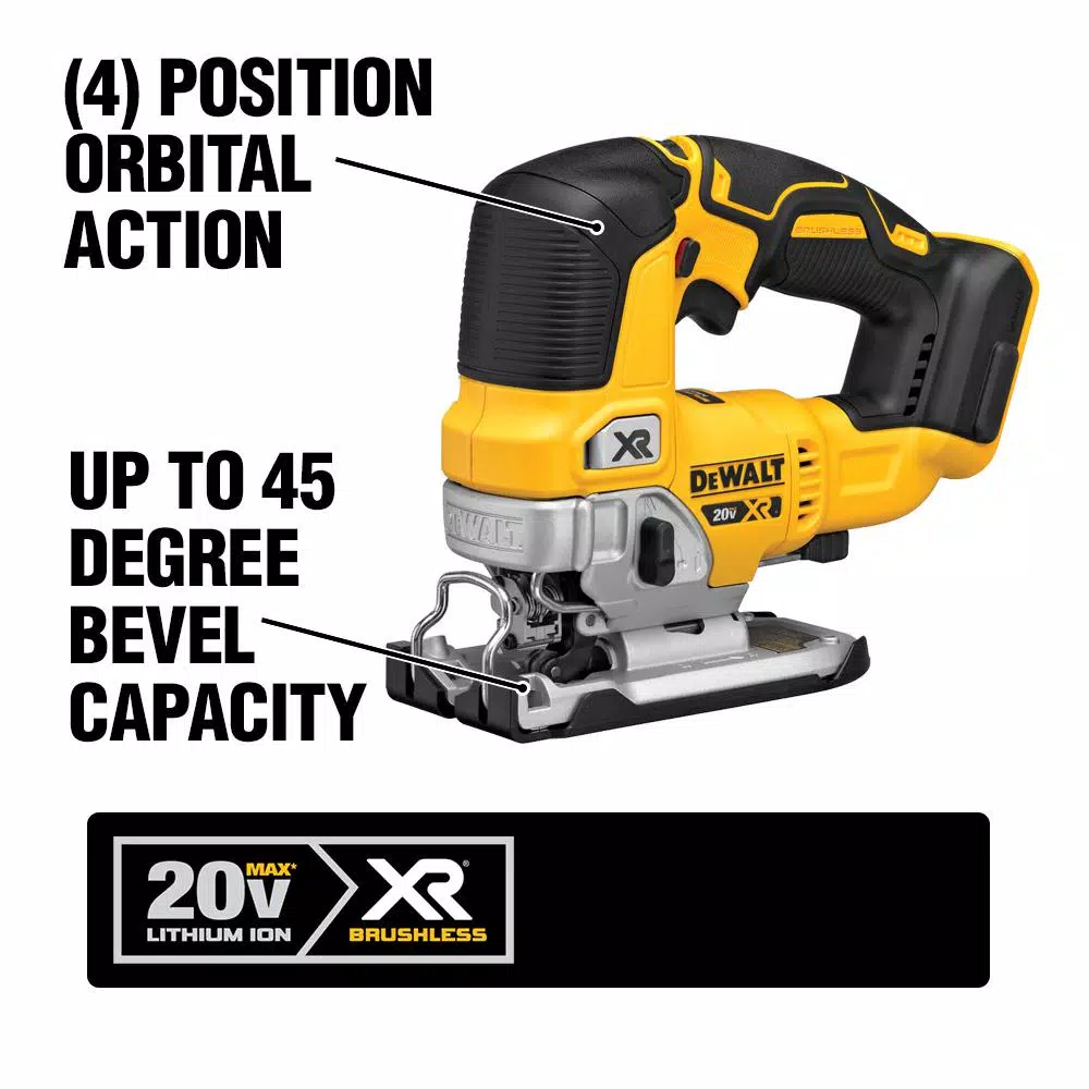 Wholesale 🎁 Power Tool Combo Kits DEWALT 20-Volt MAX XR Cordless Brushless 5 In. Random Orbital Sander With Jigsaw & (1) 20-Volt Battery 5.0Ah 👍 5 Wholesale 🎁 Power Tool Combo Kits DEWALT 20-Volt MAX XR Cordless Brushless 5 In. Random Orbital Sander With Jigsaw & (1) 20-Volt Battery 5.0Ah 👍 - Image 3