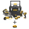 Cheap 🥰 Power Tool Combo Kits DEWALT 20-Volt MAX Lithium-Ion Cordless Combo Kit (4-Tool) And ToughSystem Case With Bonus 20-Volt 5.0 Ah Battery 🛒 1 Cheap 🥰 Power Tool Combo Kits DEWALT 20-Volt MAX Lithium-Ion Cordless Combo Kit (4-Tool) And ToughSystem Case With Bonus 20-Volt 5.0 Ah Battery 🛒 -Specialty-Power-Tools Shop unnamed file 1365