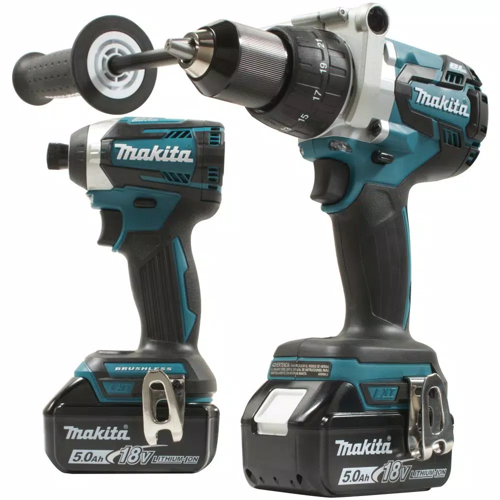 Top 10 ✔️ Power Tool Combo Kits Makita 18-Volt LXT Lithium-ion Brushless Cordless 2-piece Combo Kit (Hammer Drill/ Impact Driver) 5.0Ah ⭐ 15 Top 10 ✔️ Power Tool Combo Kits Makita 18-Volt LXT Lithium-ion Brushless Cordless 2-piece Combo Kit (Hammer Drill/ Impact Driver) 5.0Ah ⭐ - Image 13
