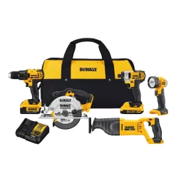 Flash Sale ๐ฏ Power Tool Combo Kits DEWALT 20-Volt MAX Cordless Combo Kit (5-Tool) With (1) 20-Volt 4.0Ah Battery, (1) 20-Volt 2.0Ah Battery & Charger ๐