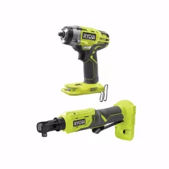 Brand new ๐ฅฐ Power Tool Combo Kits RYOBI ONE+ 18V Cordless 3/8 In. 3-Speed Impact ๐ง Wrench And 3/8 In. 4-Position Ratchet Kit (Tools Only) โค๏ธ