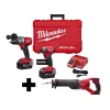Outlet 👍 Power Tool Combo Kits Milwaukee M18 FUEL 18-Volt Lithium-Ion Brushless Cordless Surge Impact And 🔨 Hammer Drill Combo Kit /W M18 Reciprocating Saw ❤️ -Specialty-Power-Tools Shop unnamed file 2180