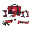 Discount ⌛ Power Tool Combo Kits Milwaukee M18 18-Volt Lithium-Ion Cordless Combo Tool Kit (4-Tool) W/ 4-1/2 In. Cut-Off/Grinder And Multi-Tool ✔️ -Specialty-Power-Tools Shop unnamed file 2307