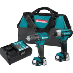 Budget 🎉 Power Tool Combo Kits Makita 1.5 Ah 12-Volt MAX CXT Lithium-Ion Cordless Drill Driver And Impact Driver Combo Kit (2-Piece) ✨