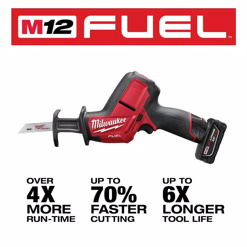 Best Pirce ๐คฉ Power Tool Combo Kits Milwaukee M12 FUEL 12-Volt Lithium-Ion Brushless Cordless HACKZALL Reciprocating Saw Kit With M12 Rotary Tool ๐ 4 Best Pirce ๐คฉ Power Tool Combo Kits Milwaukee M12 FUEL 12-Volt Lithium-Ion Brushless Cordless HACKZALL Reciprocating Saw Kit With M12 Rotary Tool ๐ - Image 2