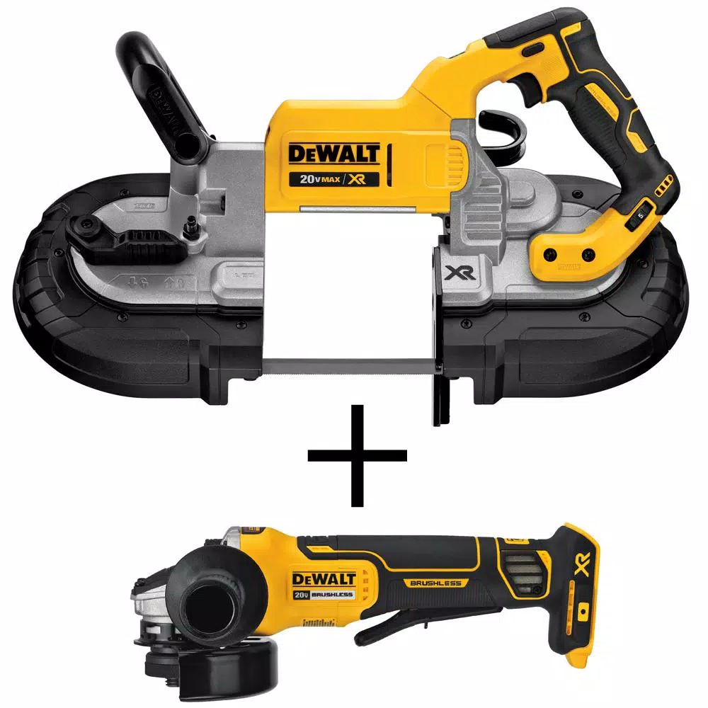 Best deal π― Power Tool Combo Kits DEWALT 20-Volt MAX XR Cordless Brushless Deep Cut Band Saw With 4-1/2 In. Grinder π 3 Best deal π― Power Tool Combo Kits DEWALT 20-Volt MAX XR Cordless Brushless Deep Cut Band Saw With 4-1/2 In. Grinder π