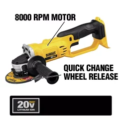 Outlet 😍 Power Tool Combo Kits DEWALT 20-Volt MAX Cordless 4-1/2 In. To 5 In. Grinder With (1) 20-Volt 4.0Ah Battery 😉 -Specialty-Power-Tools Shop unnamed file 2845