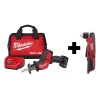 Best deal 🔥 Power Tool Combo Kits Milwaukee M12 FUEL 12-Volt Lithium-Ion Brushless Cordless HACKZALL Reciprocating Saw Kit With Free M12 Right Angle Drill ⌛ -Specialty-Power-Tools Shop unnamed file 292