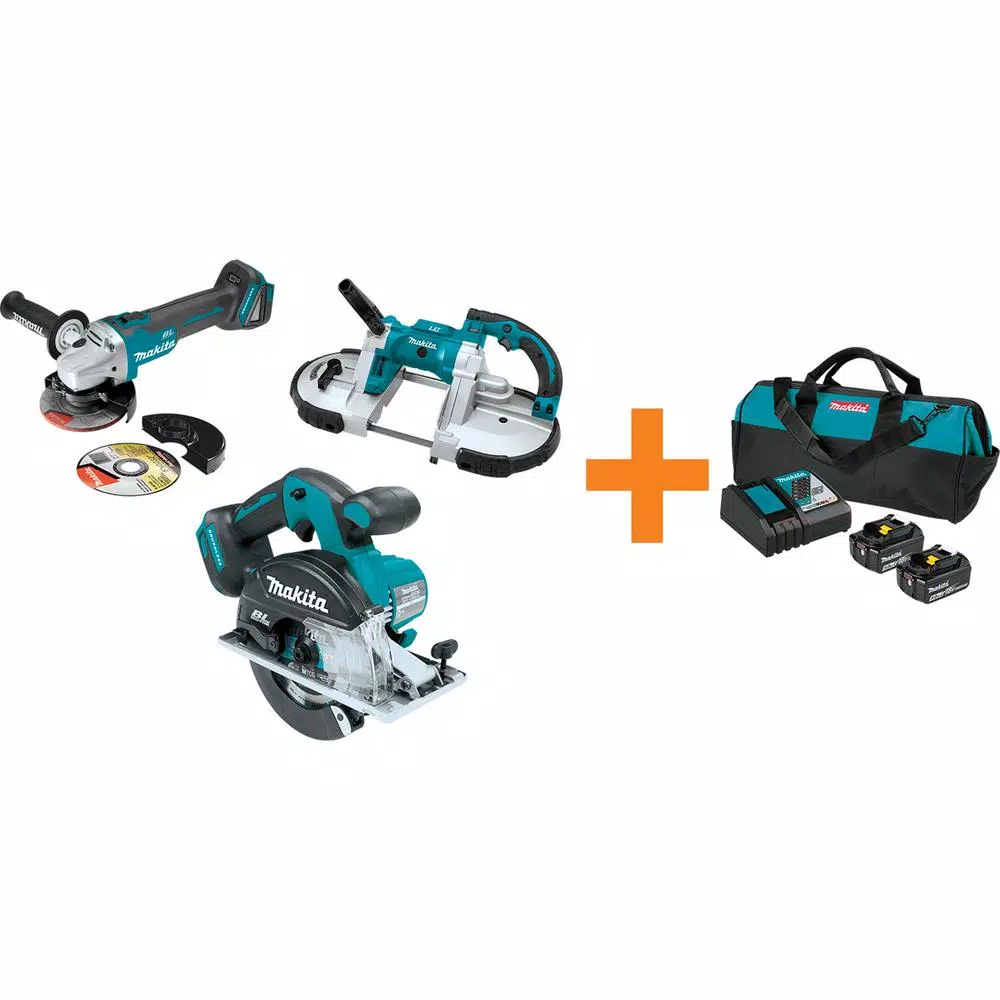 Best Pirce π Power Tool Combo Kits Makita 18V LXT Brushless 4-1/2 In./5 In. Angle Grinder, 1/2 In. Impact π§ Wrench And 2 Gal. Vacuum With Bonus 18V LXT Starter Pack π₯° 3 Best Pirce π Power Tool Combo Kits Makita 18V LXT Brushless 4-1/2 In./5 In. Angle Grinder, 1/2 In. Impact π§ Wrench And 2 Gal. Vacuum With Bonus 18V LXT Starter Pack π₯°