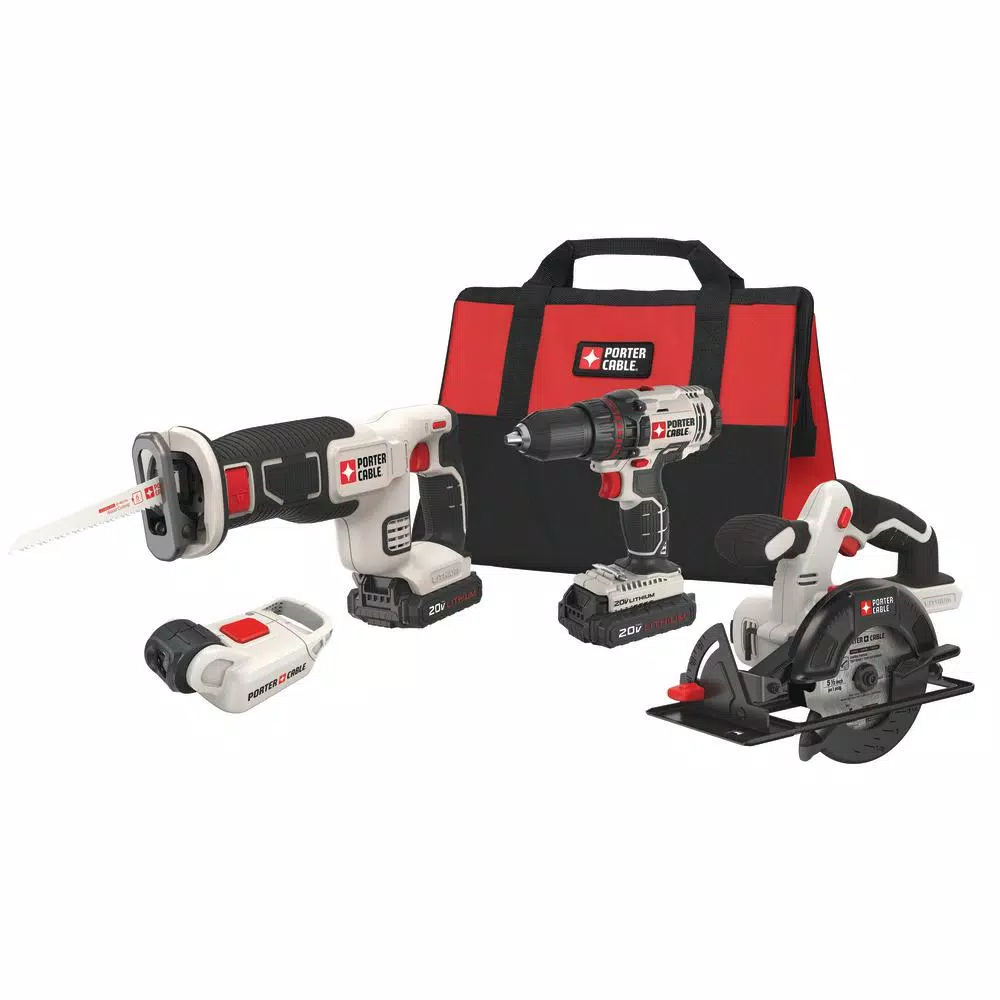 Flash Sale π Power Tool Combo Kits Porter-Cable 20-Volt MAX Lithium-Ion Cordless Combo Kit (4-Tool) With BONUS 20-Volt MAX Cordless Oscillating Tool (Tool-Only) 𧨠8 Flash Sale π Power Tool Combo Kits Porter-Cable 20-Volt MAX Lithium-Ion Cordless Combo Kit (4-Tool) With BONUS 20-Volt MAX Cordless Oscillating Tool (Tool-Only) 𧨠- Image 6