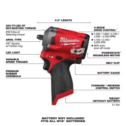 Cheapest ✔️ Power Tool Combo Kits Milwaukee M12 FUEL 12-Volt Lithium-Ion Brushless Cordless 3/8 In. Impact 🔧 Wrench And 3/8 In. Ratchets Combo Kit (Tool-Only Kit) 🥰 -Specialty-Power-Tools Shop unnamed file 3212