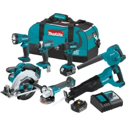 Hot Sale โญ Power Tool Combo Kits Makita 18-Volt LXT Lithium-Ion Cordless Combo Kit (7-Piece) ๐ฅ