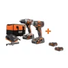 Flash Sale 🎁 Power Tool Combo Kits RIDGID 18-Volt Cordless Drill/Driver And Impact Driver Combo Kit With Bonus 18-Volt 1.5 Ah Lithium-Ion Battery (2-Pack) 🥰 -Specialty-Power-Tools Shop unnamed file 3473