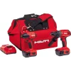 Promo 🥰 Power Tool Combo Kits Hilti 22-Volt Lithium-Ion Keyless Chuck Cordless 🔨 Hammer Drill Driver/Brushless Impact Driver Combo Kit (Batteries Included) 👏 -Specialty-Power-Tools Shop unnamed file 3682