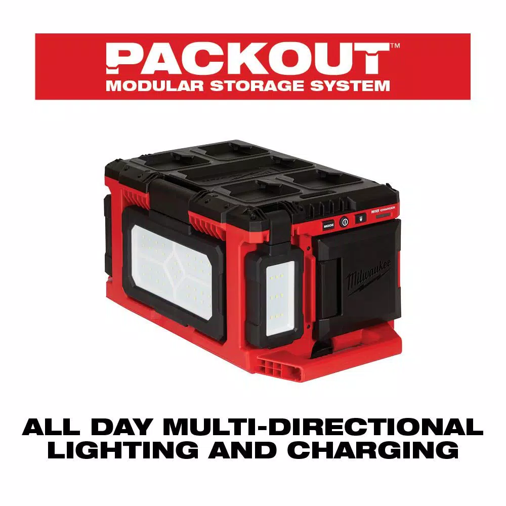 Wholesale ๐ Specialty Power Tools Milwaukee M18 18-Volt Lithium-Ion Cordless PACKOUT 3000 Lumens LED Light With Built-In Charger โ๏ธ 5 Wholesale ๐ Specialty Power Tools Milwaukee M18 18-Volt Lithium-Ion Cordless PACKOUT 3000 Lumens LED Light With Built-In Charger โ๏ธ - Image 3