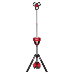 Flash Sale โจ Specialty Power Tools Milwaukee M18 18-Volt Lithium-Ion Cordless ROCKET LED Stand Light/Charger Kit With HIGH OUTPUT 8.0 Ah Battery ๐