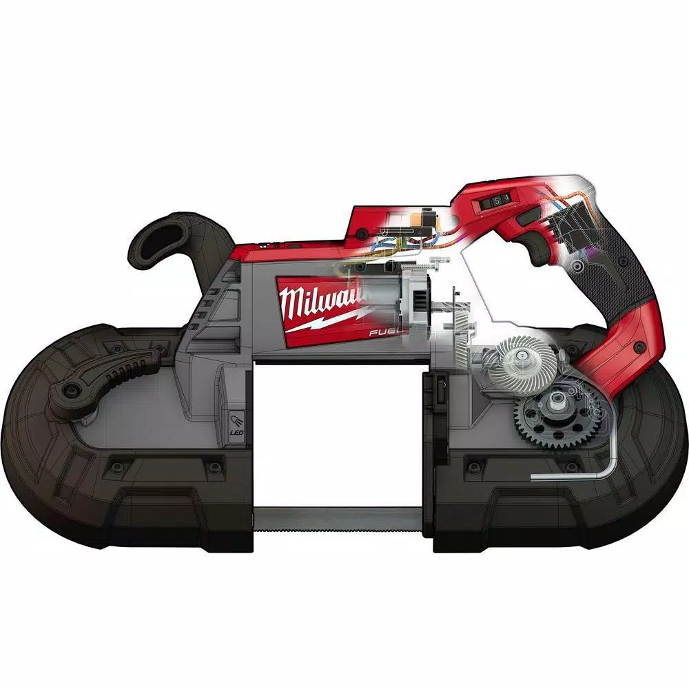 Hot Sale โค๏ธ Power Tool Combo Kits Milwaukee M18 FUEL 18-Volt 4-1/2 In./5 In. Lithium-Ion Brushless Cordless Grinder With Paddle Switch With Bandsaw And Batteries ๐ 7 Hot Sale โค๏ธ Power Tool Combo Kits Milwaukee M18 FUEL 18-Volt 4-1/2 In./5 In. Lithium-Ion Brushless Cordless Grinder With Paddle Switch With Bandsaw And Batteries ๐ - Image 5