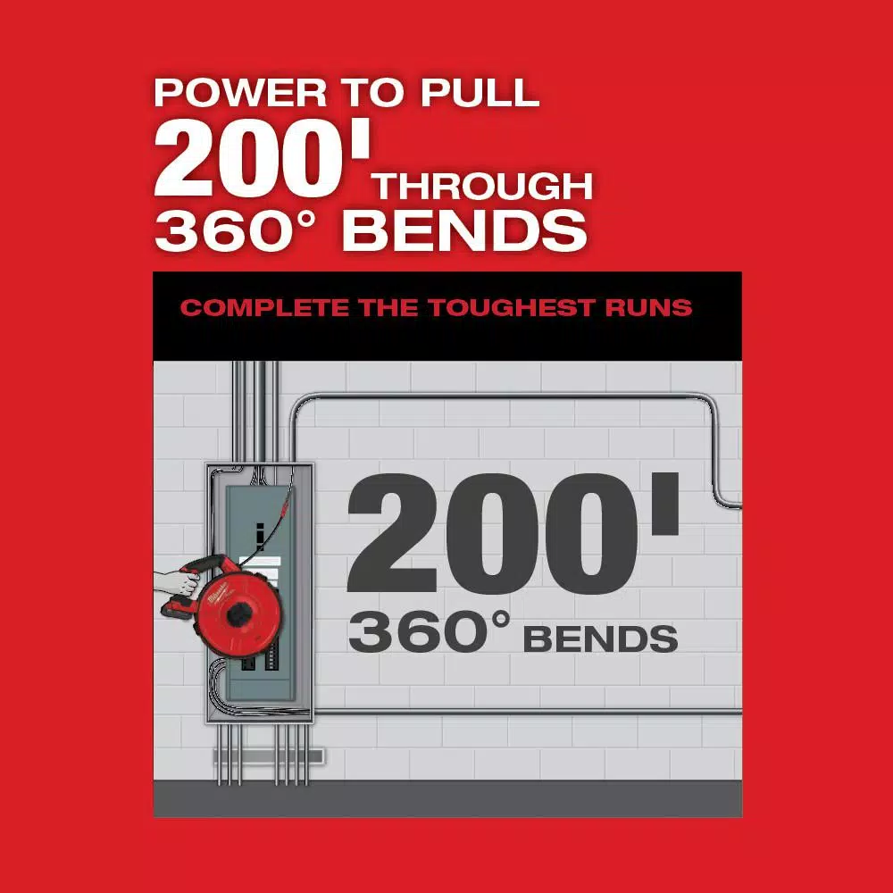 Best Pirce ๐ฏ Specialty Power Tools Milwaukee M18 FUEL Angler 240 Ft. X 1/8 In. Steel Pulling Fish Tape Drum ๐ฏ 7 Best Pirce ๐ฏ Specialty Power Tools Milwaukee M18 FUEL Angler 240 Ft. X 1/8 In. Steel Pulling Fish Tape Drum ๐ฏ - Image 5