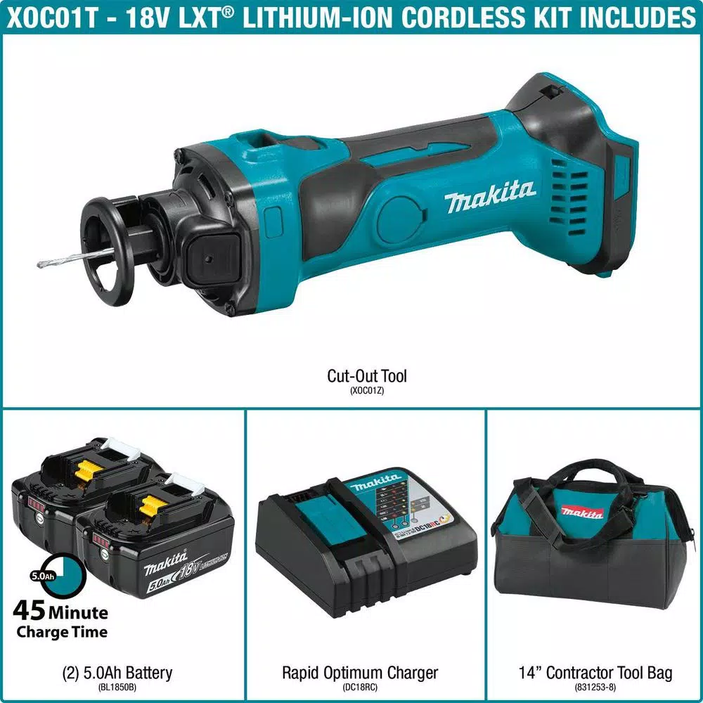 Top 10 ๐ Specialty Power Tools Makita 18-Volt LXT Lithium-Ion Cordless Cut-Out Tool Kit, 5.0 Ah ๐ 4 Top 10 ๐ Specialty Power Tools Makita 18-Volt LXT Lithium-Ion Cordless Cut-Out Tool Kit, 5.0 Ah ๐ - Image 2