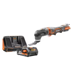 Buy 🤩 Specialty Power Tools RIDGID 18-Volt OCTANE Job Max Multi-Tool With 18-Volt Lithium-Ion 2.0 Ah Battery And Charger Kit ✨