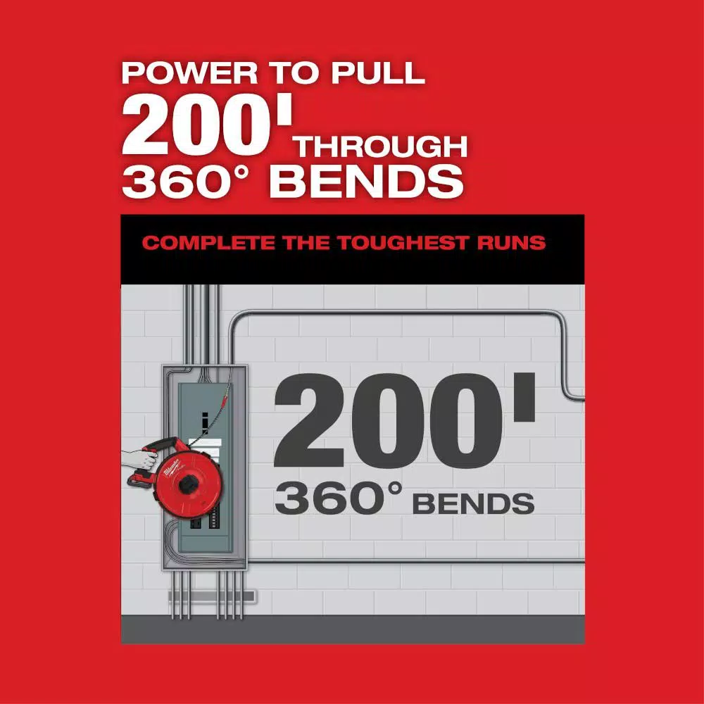 Promo ๐ Specialty Power Tools Milwaukee M18 FUEL 18-Volt Lithium-Ion Cordless Angler Pulling Fish Tape (Tool-Only) ๐ 6 Promo ๐ Specialty Power Tools Milwaukee M18 FUEL 18-Volt Lithium-Ion Cordless Angler Pulling Fish Tape (Tool-Only) ๐ - Image 4