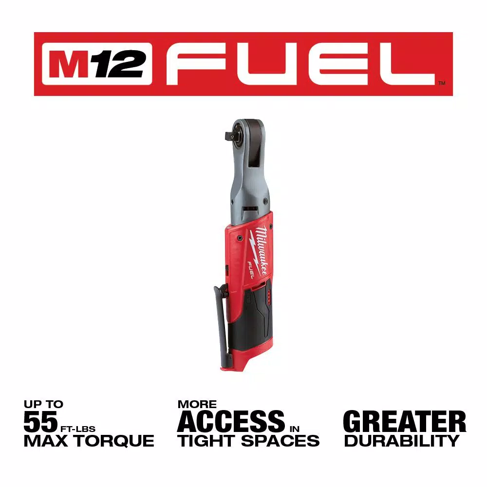 Deals π Power Tool Combo Kits Milwaukee M12 FUEL 12-Volt Lithium-Ion Brushless Cordless 3/8 In. Ratchet And Extended Reach Ratchet Combo Kit (Tool-Only) π 4 Deals π Power Tool Combo Kits Milwaukee M12 FUEL 12-Volt Lithium-Ion Brushless Cordless 3/8 In. Ratchet And Extended Reach Ratchet Combo Kit (Tool-Only) π - Image 2