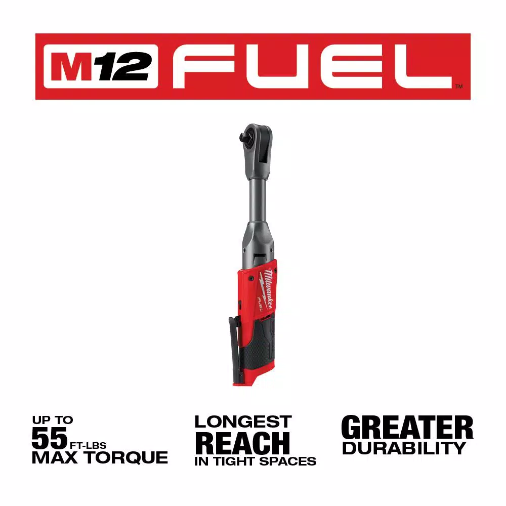 Deals π Power Tool Combo Kits Milwaukee M12 FUEL 12-Volt Lithium-Ion Brushless Cordless 3/8 In. Ratchet And Extended Reach Ratchet Combo Kit (Tool-Only) π 8 Deals π Power Tool Combo Kits Milwaukee M12 FUEL 12-Volt Lithium-Ion Brushless Cordless 3/8 In. Ratchet And Extended Reach Ratchet Combo Kit (Tool-Only) π - Image 6
